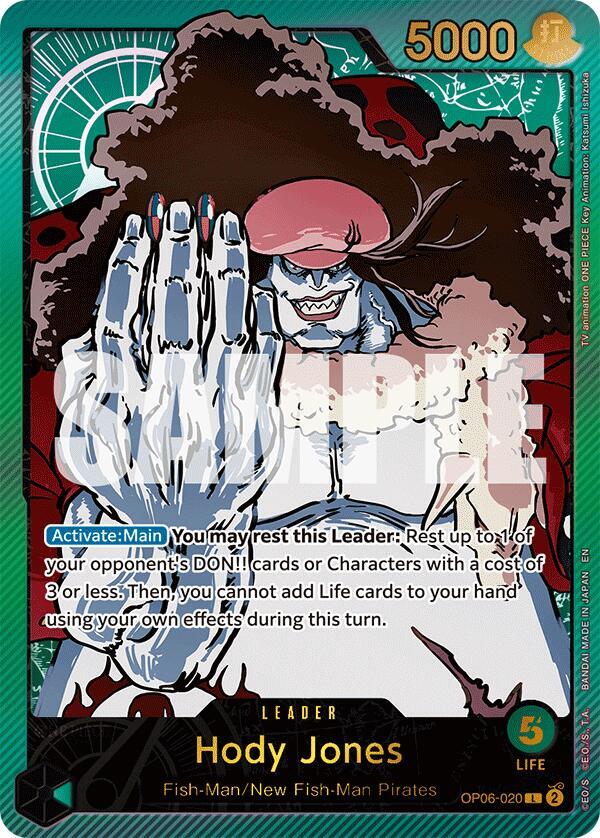 Hody Jones (SP) L Extra Booster: Anime 25th Collection OP06-020 NM