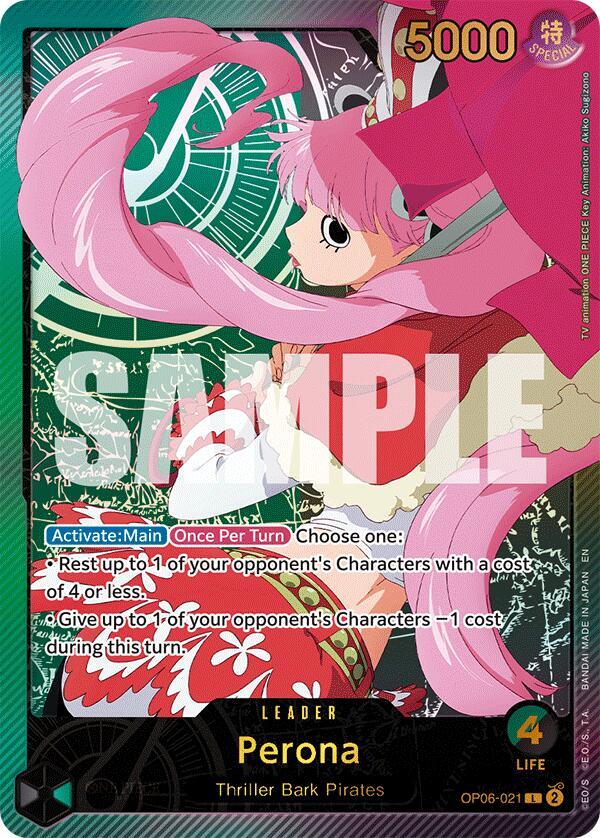 Perona (SP) L Extra Booster: Anime 25th Collection OP06-021 NM