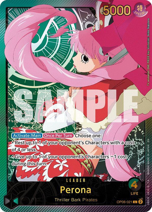 Perona (SP) L Extra Booster: Anime 25th Collection OP06-021 NM