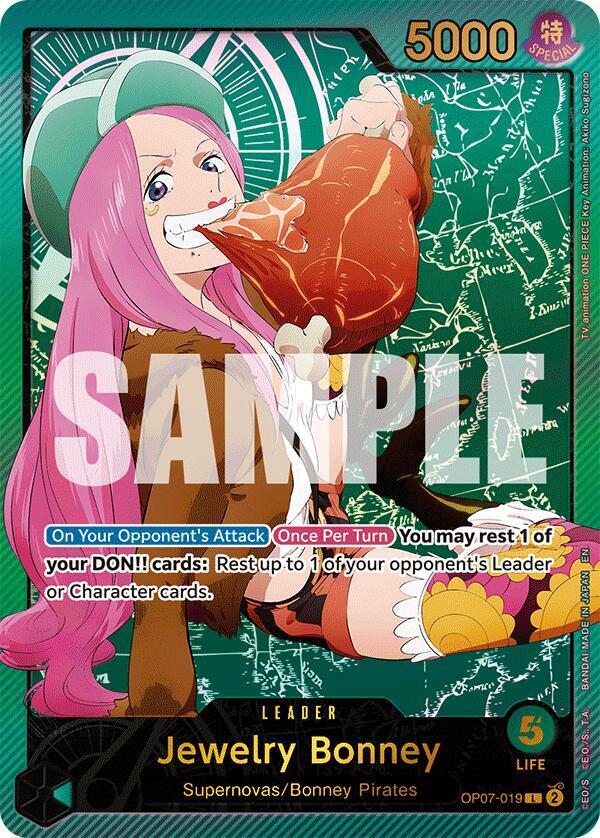 Jewelry Bonney (SP) L Extra Booster: Anime 25th Collection OP07-019 NM