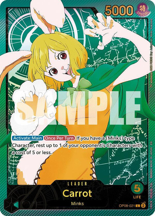 Carrot (SP) L Extra Booster: Anime 25th Collection OP08-021 NM