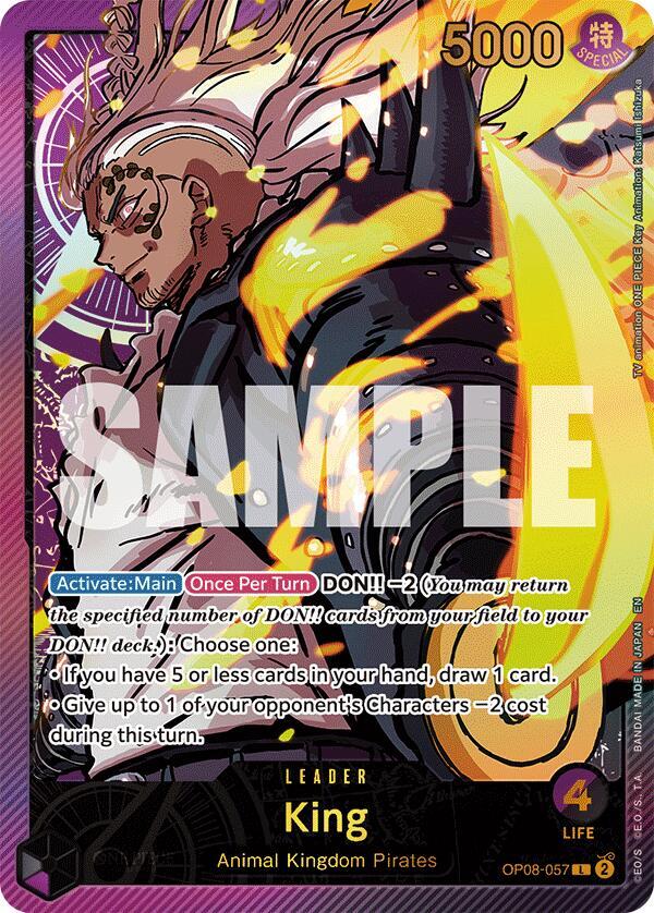 King (SP) L Extra Booster: Anime 25th Collection OP08-057 NM