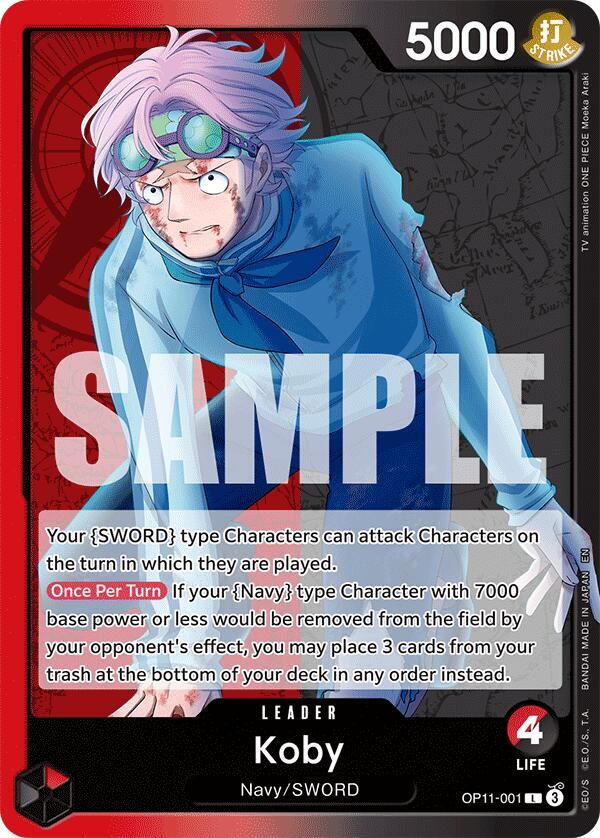 Koby (001) L A Fist of Divine Speed OP11-001 NM