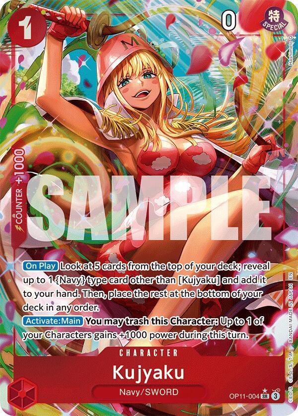 Kujyaku (Alternate Art) SR A Fist of Divine Speed OP11-004 NM
