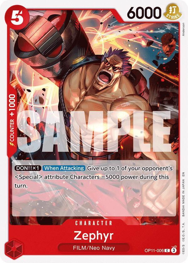 Zephyr C A Fist of Divine Speed OP11-006 NM