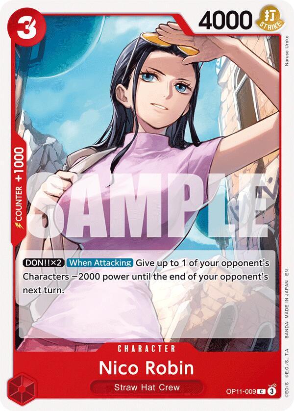Nico Robin C A Fist of Divine Speed OP11-009 NM