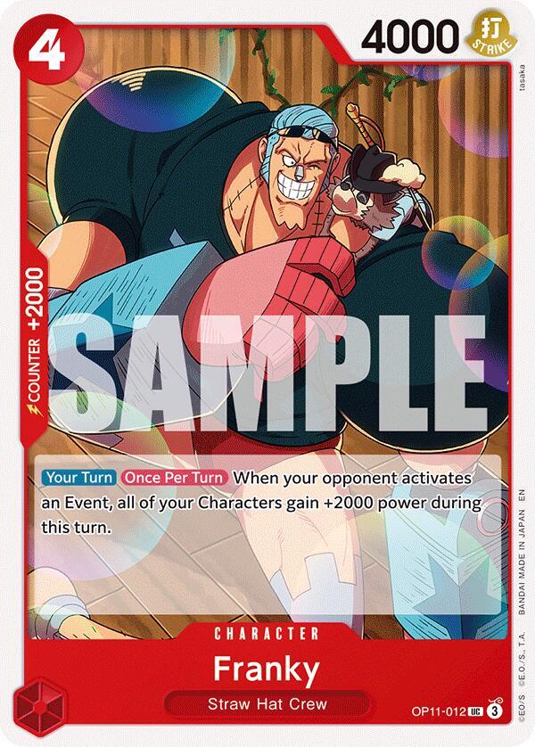 Franky UC A Fist of Divine Speed OP11-012 NM