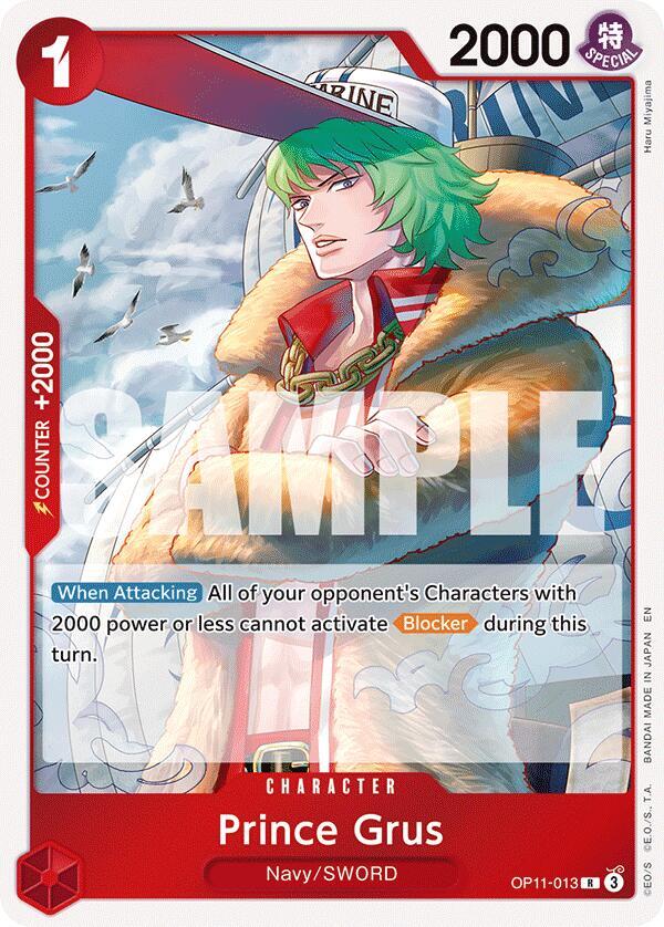 Prince Grus R A Fist of Divine Speed OP11-013 NM