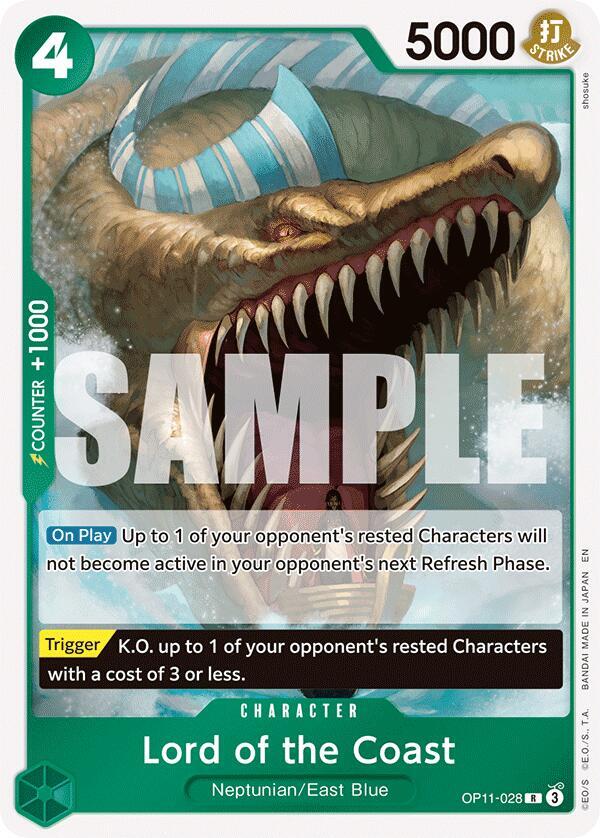Lord of the Coast R A Fist of Divine Speed OP11-028 NM