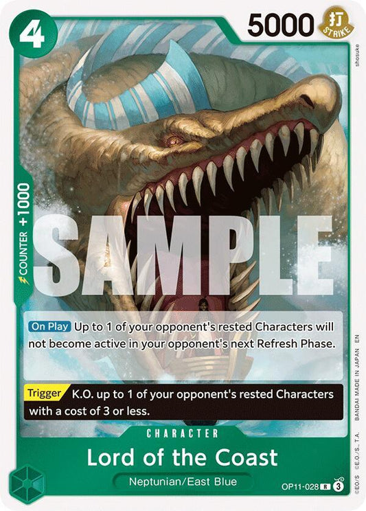 Lord of the Coast R A Fist of Divine Speed OP11-028 NM