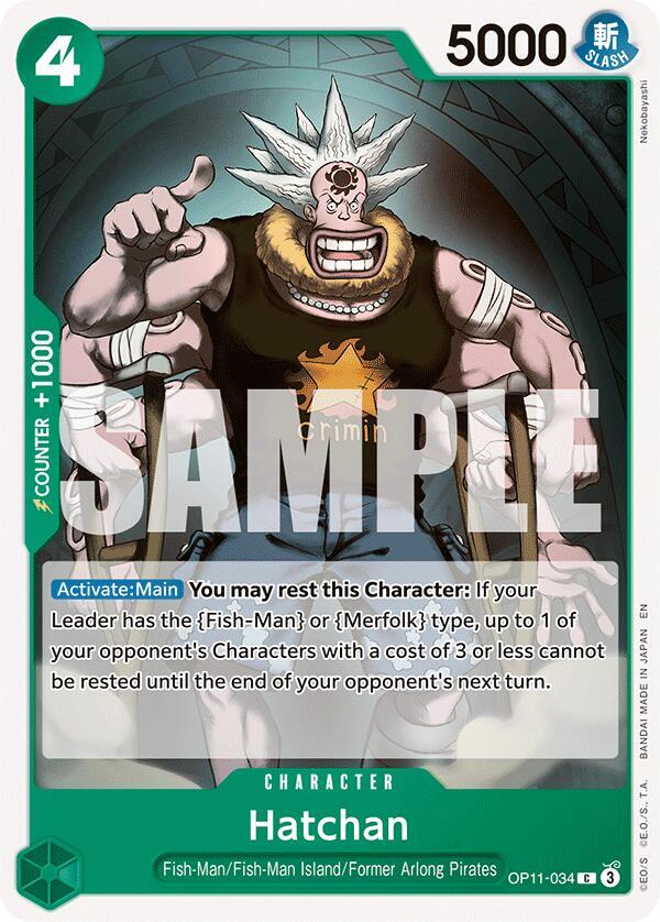 Hatchan C A Fist of Divine Speed OP11-034 NM