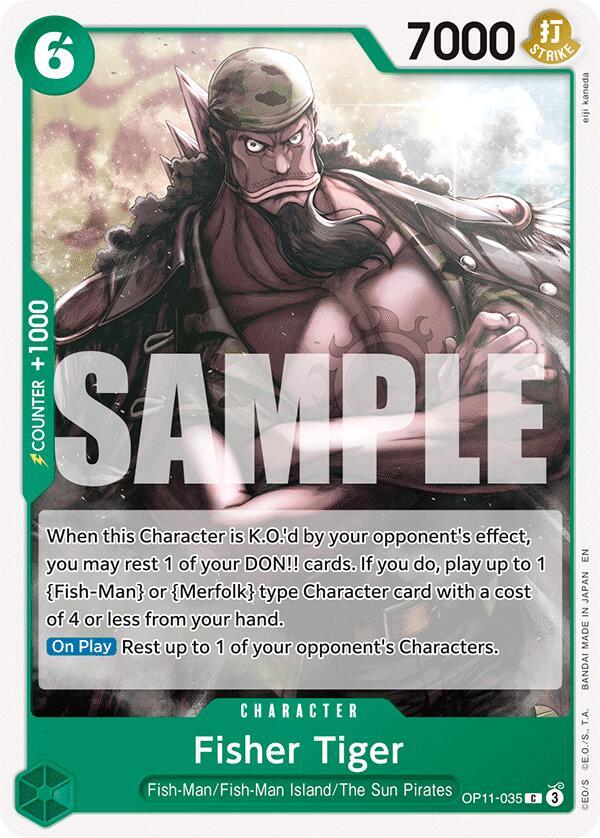 Fisher Tiger C A Fist of Divine Speed OP11-035 NM