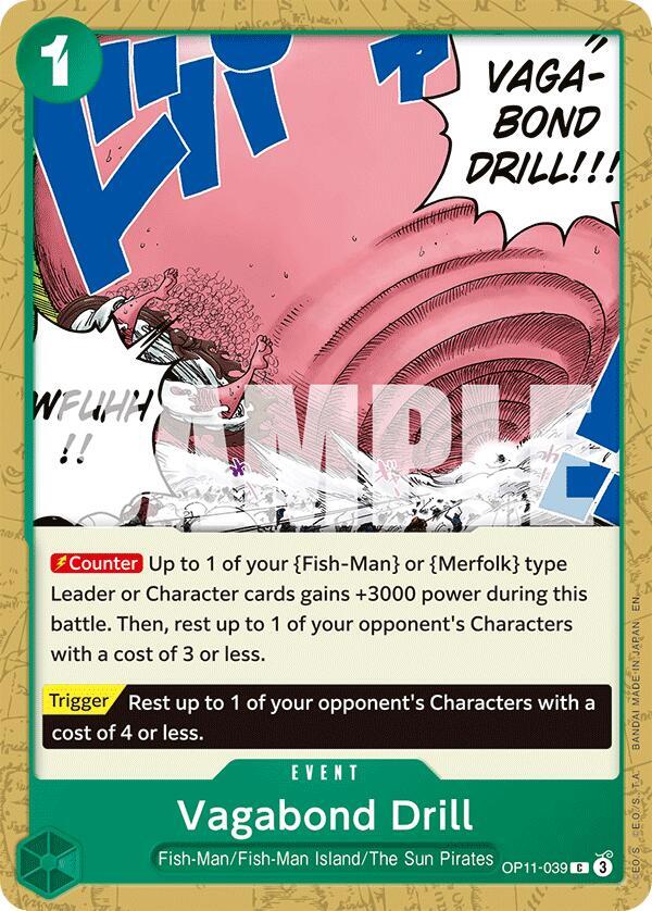 Vagabond Drill C A Fist of Divine Speed OP11-039 NM