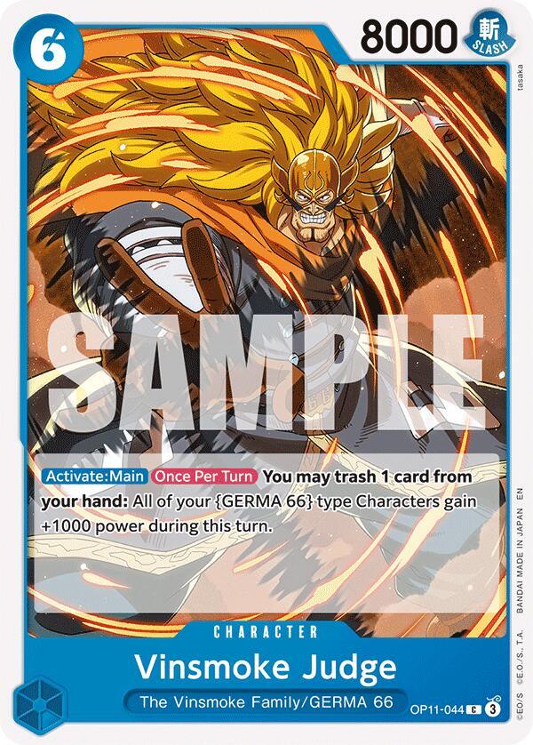 Vinsmoke Judge C A Fist of Divine Speed OP11-044 NM