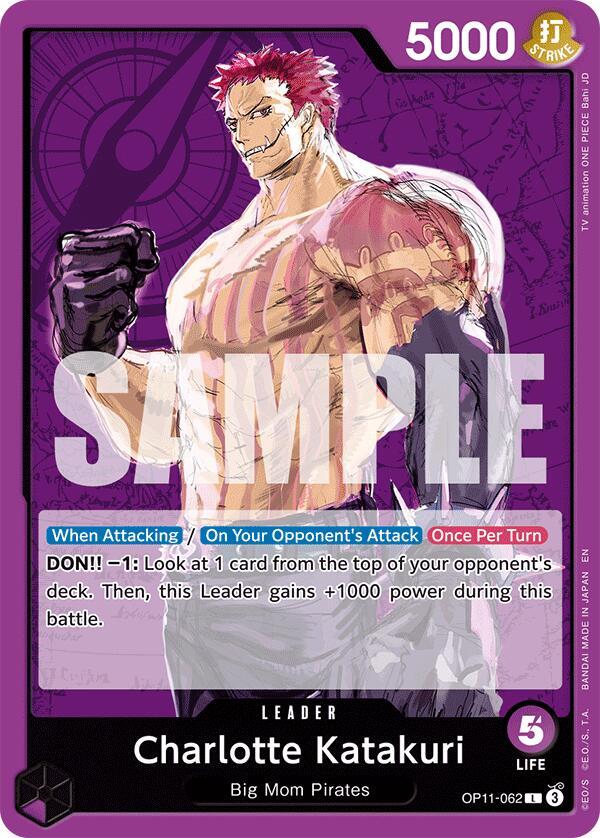 Charlotte Katakuri (062) L A Fist of Divine Speed OP11-062 NM