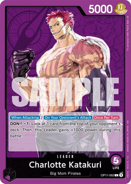 Charlotte Katakuri (062) L A Fist of Divine Speed OP11-062 NM