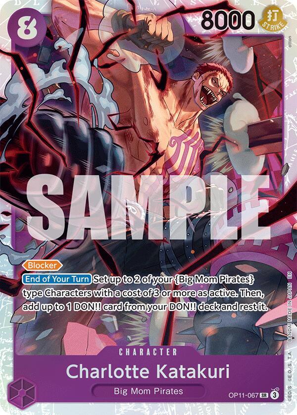 Charlotte Katakuri (067) SR A Fist of Divine Speed OP11-067 NM