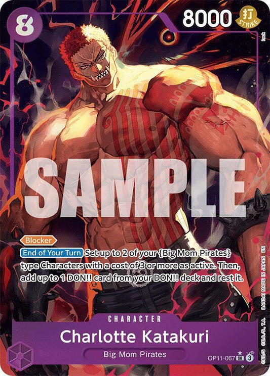 Charlotte Katakuri (067) (Alternate Art) SR A Fist of Divine Speed OP11-067 NM
