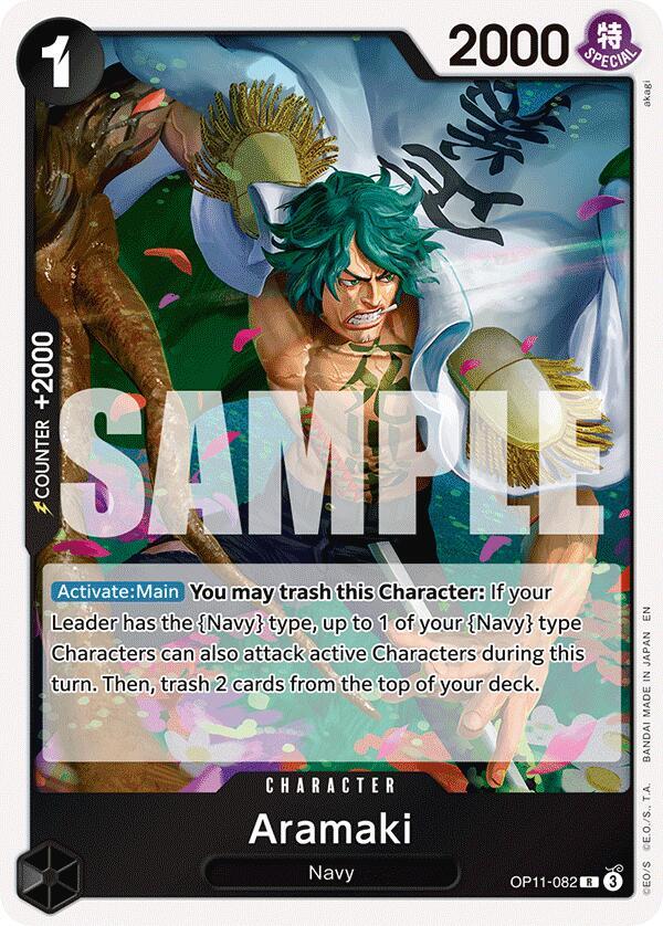 Aramaki R A Fist of Divine Speed OP11-082 NM