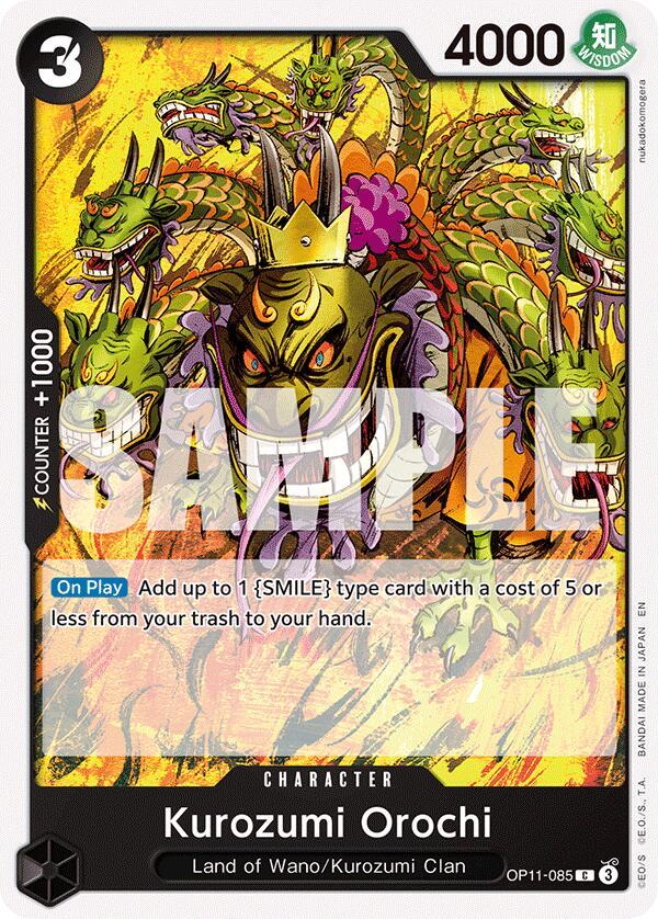 Kurozumi Orochi C A Fist of Divine Speed OP11-085 NM