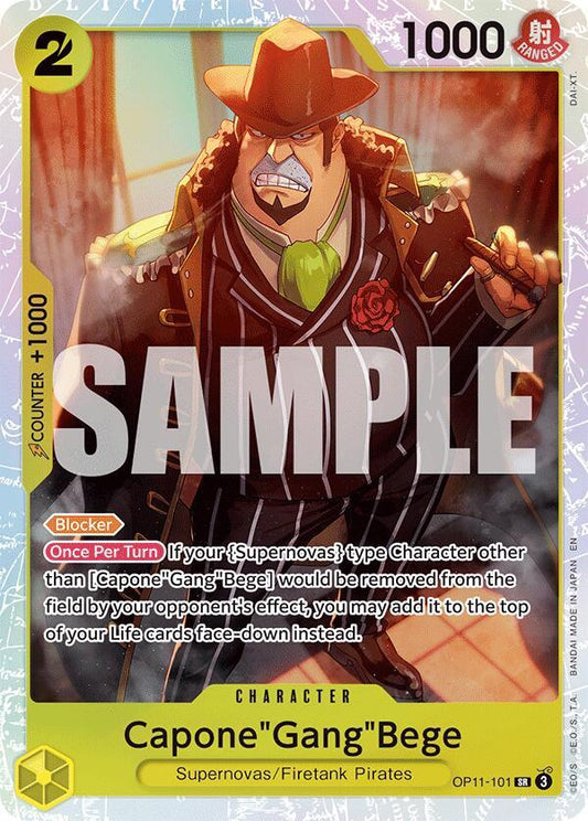 Capone"Gang"Bege (101) SR A Fist of Divine Speed OP11-101 NM