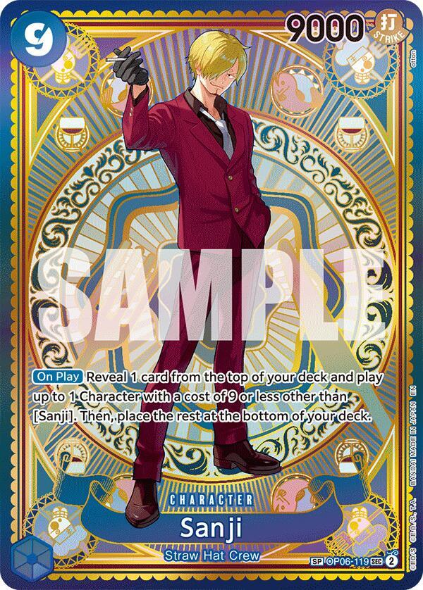Sanji (SP) SEC A Fist of Divine Speed OP06-119 NM
