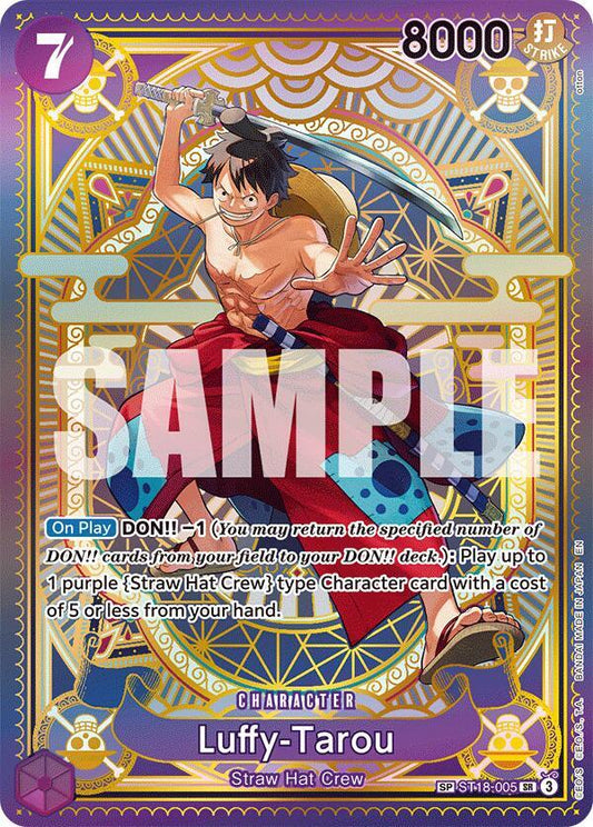 Luffy-Tarou (SP) SR A Fist of Divine Speed ST18-005 NM