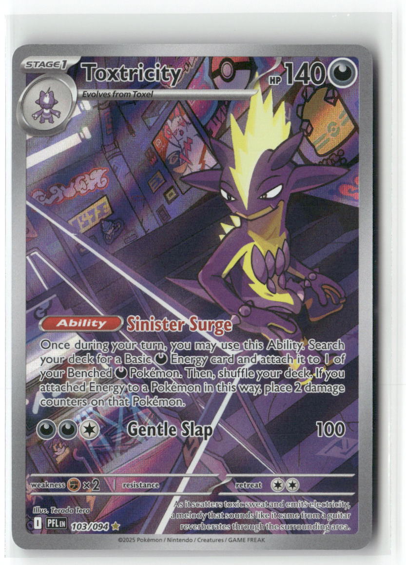 Toxtricity Illustration Rare ME02: Phantasmal Flames 103/094 NM