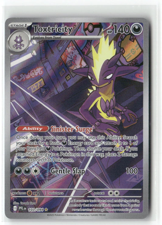 Toxtricity Illustration Rare ME02: Phantasmal Flames 103/094 NM