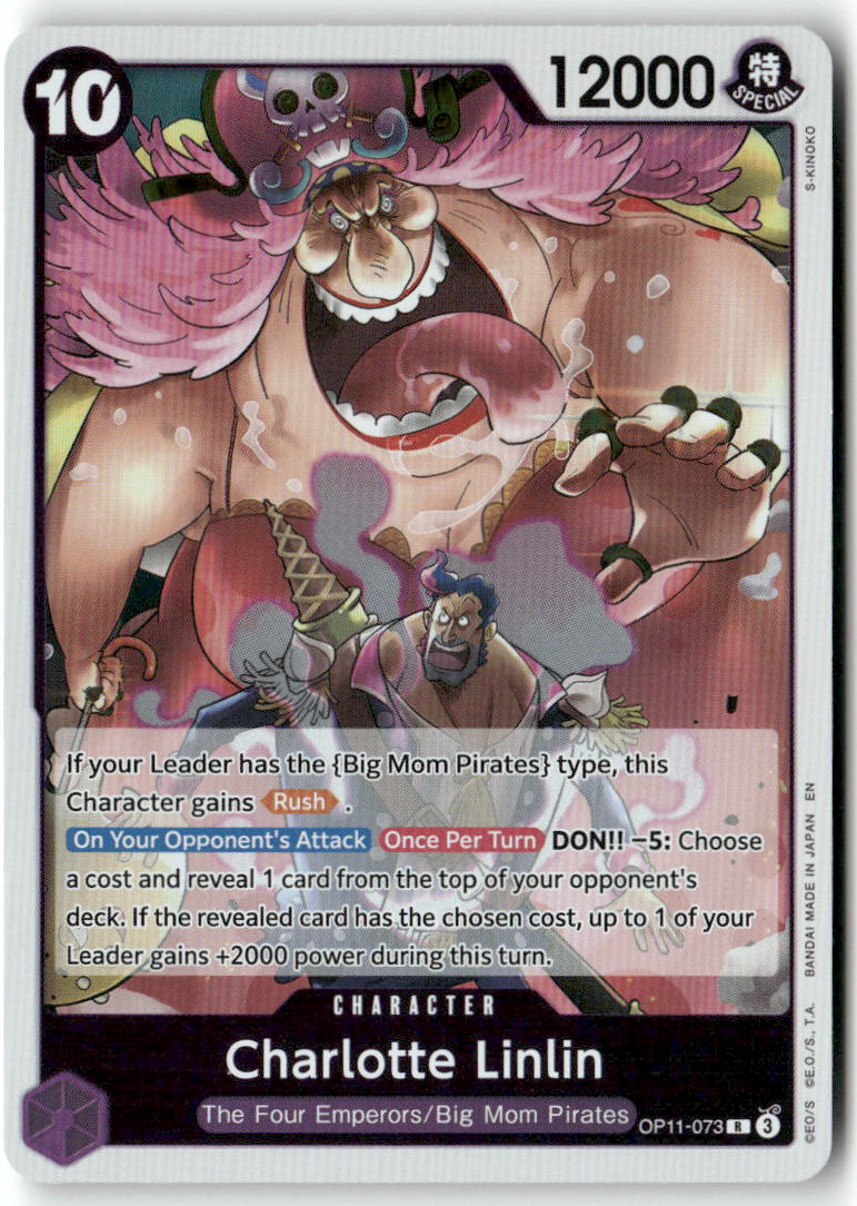 Charlotte Linlin R A Fist of Divine Speed OP11-073 NM