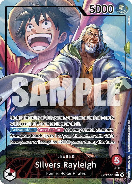 Silvers Rayleigh (Alternate Art) L Legacy of the Master OP12-001 NM