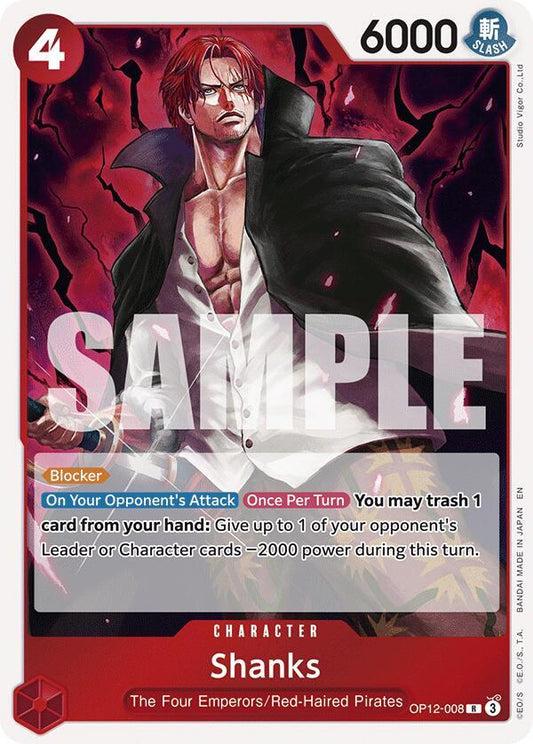 Shanks (008) R Legacy of the Master OP12-008 NM