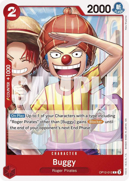 Buggy (012) C Legacy of the Master OP12-012 NM