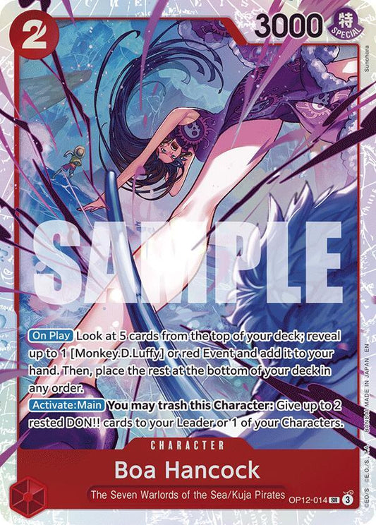Boa Hancock SR Legacy of the Master OP12-014 NM