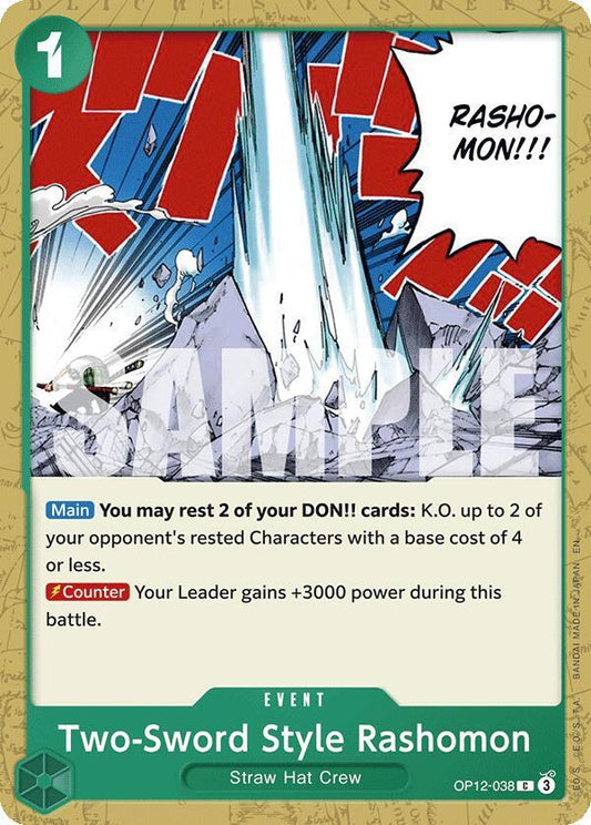 Two-Sword Style Rashomon C Legacy of the Master OP12-038 NM