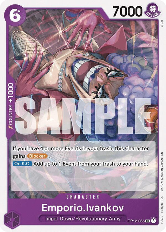 Emporio.Ivankov (065) UC Legacy of the Master OP12-065 NM