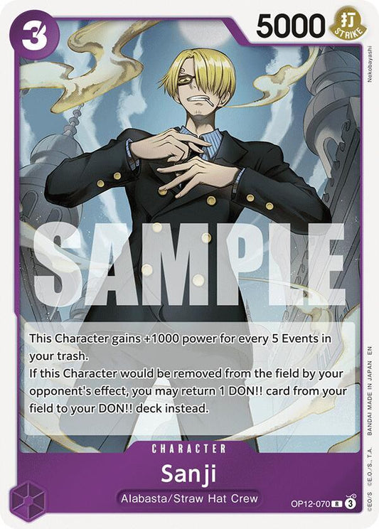 Sanji (070) R Legacy of the Master OP12-070 NM