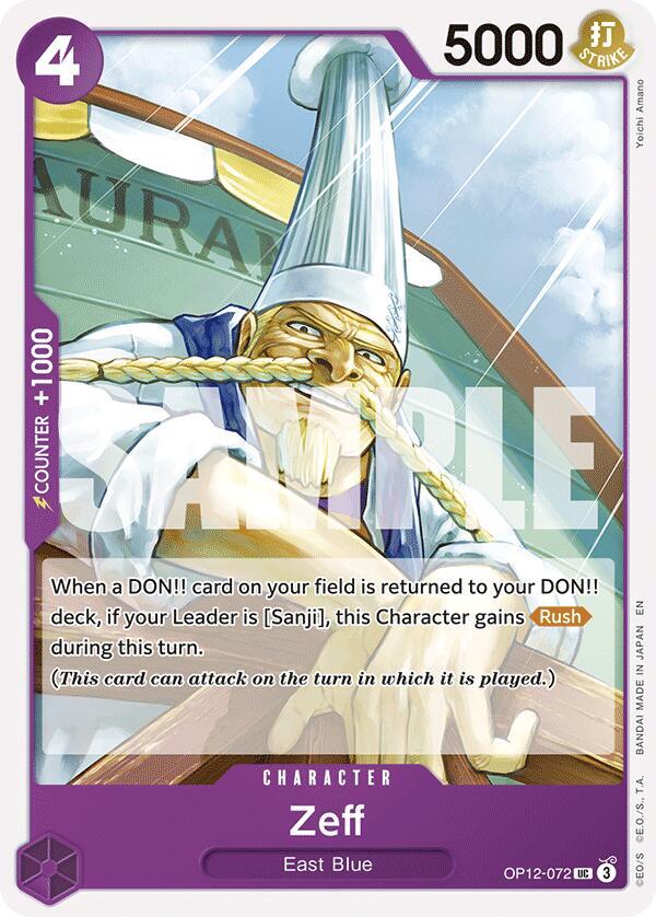Zeff UC Legacy of the Master OP12-072 NM