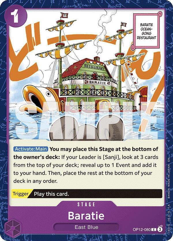 Baratie C Legacy of the Master OP12-080 NM