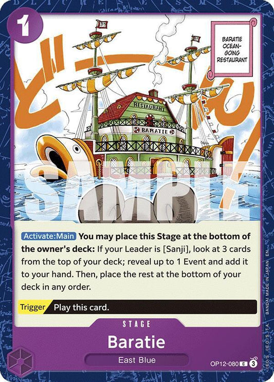 Baratie C Legacy of the Master OP12-080 NM