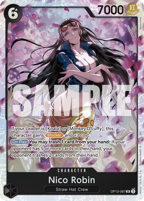 Nico Robin SR Legacy of the Master OP12-087 NM