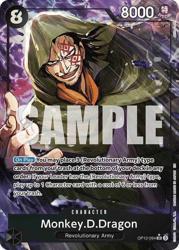 Monkey.D.Dragon (Alternate Art) SR Legacy of the Master OP12-094 NM