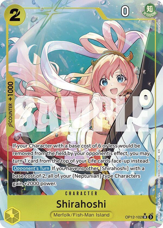 Shirahoshi (Alternate Art) SR Legacy of the Master OP12-102 NM