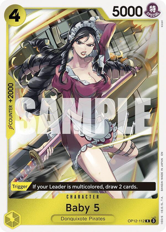 Baby 5 (112) R Legacy of the Master OP12-112 NM