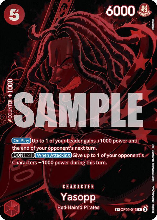 Yasopp (SP) R Legacy of the Master OP09-013 NM
