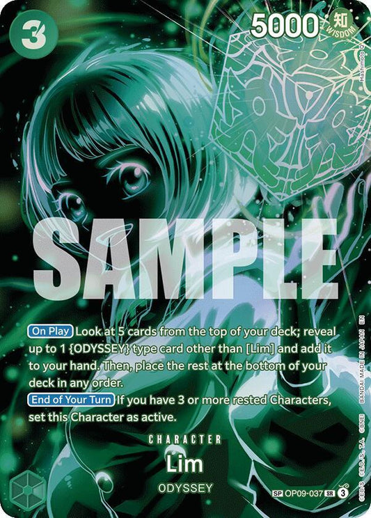 Lim (SP) SR Legacy of the Master OP09-037 NM