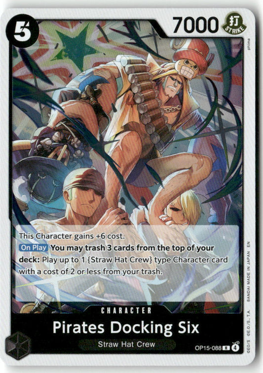 Pirates Docking Six R Adventure on Kami's Island OP15-088 NM
