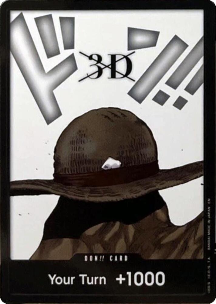 DON!! Card (3D) (Double Pack Set Vol. 8) DON!! Legacy of the Master NM