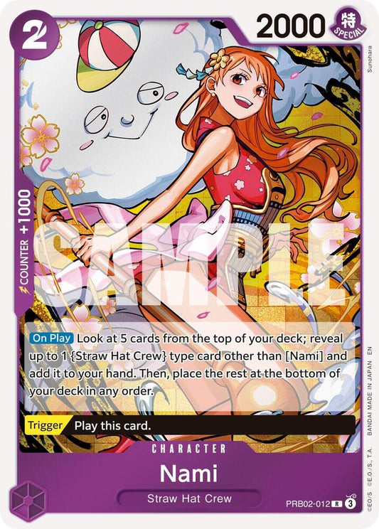 Nami R Premium Booster -The Best- Vol. 2 PRB02-012 NM