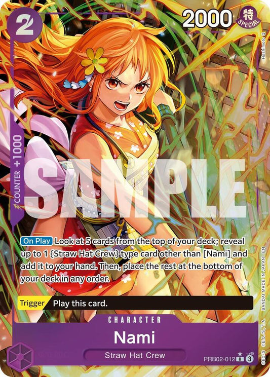 Nami (Alternate Art) R Premium Booster -The Best- Vol. 2 PRB02-012 NM